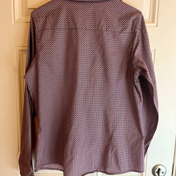 Cruel Girl Women’s Purple with Pink Polkadot long sleeve blouse, size XL. - Picture 2 of 5